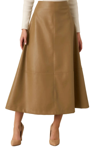 Callahan Vegan Leather Skirt