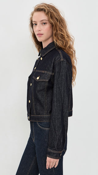 Roxie Cape Denim Jacket