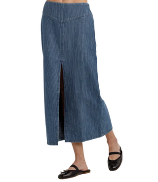 Denim Baker Skirt