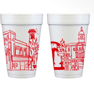 Athens, Georgia Foam Cups (10 Pack)