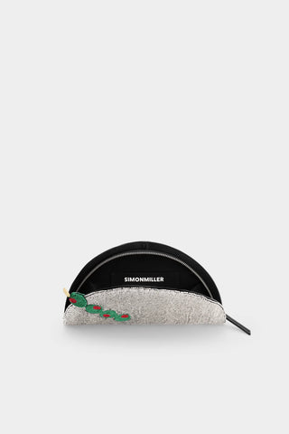 Beaded Lune Clutch