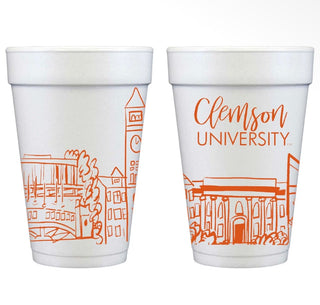 Clemson University Foam Cups (10 Pack)