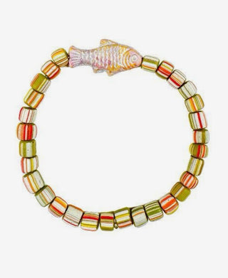 Simple Seed Bracelet | Olive Fish