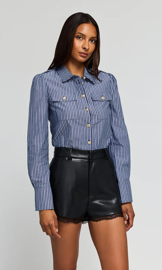 Allure Striped Poplin Shirt