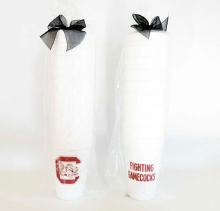 University South Carolina Gameckock Foam Cups (10 Ct Bag)