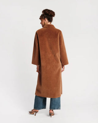 Paulette Coat - Brown - S