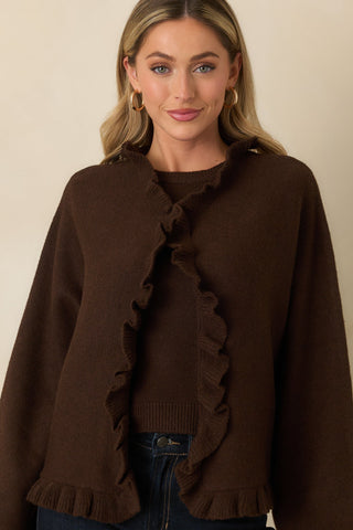Sabrina Ruffle Cardigan