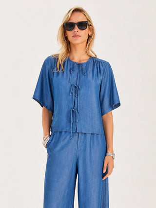 Nadine Bow Detailed Top