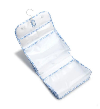 Luxe Gloss Hanging Toiletry Case - All Heart Blue