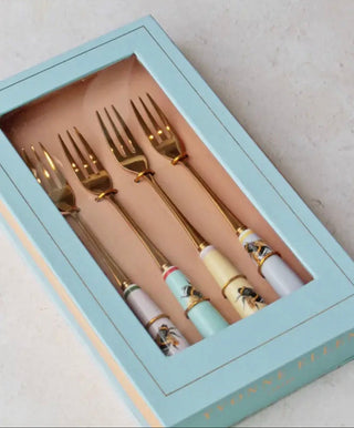 Bees Cake Forks - Set of 4