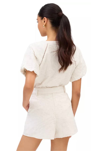Embroidered Josephine Top