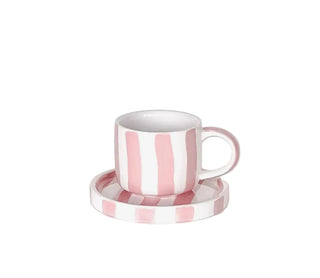 Espresso Stripes - Incanto Rose (Set of 2 - 4 Pieces)