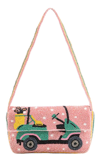 Tee Trolley Beaded bag