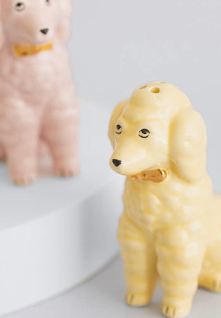 Pastel Poodle Salt & Pepper Shakers