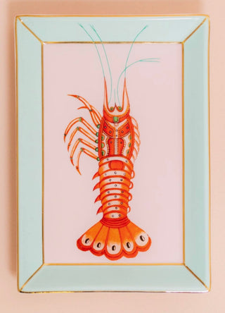 Lobster Rectangular Trinket Dish