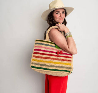 Mae Raffia Tote