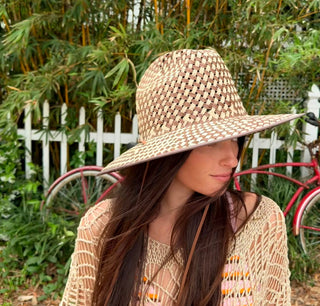 Lifeguard Hat - Brown/Cream