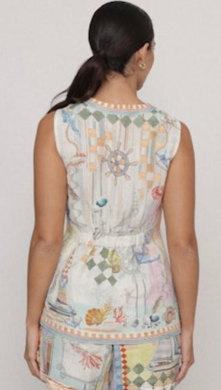 Novara Sleeveless Waist Coat
