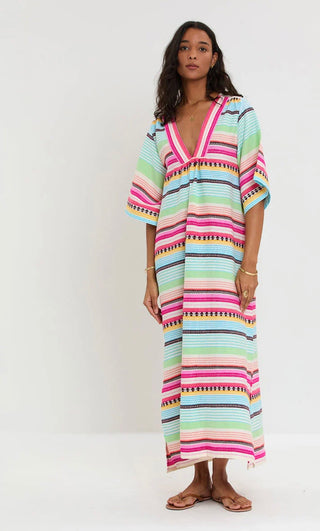 Edna V Neck Caftan - Beali Festival