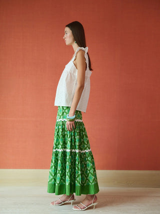 Tiered Maxi Skirt