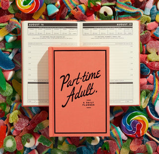 Brass Monkey Part-Time Adult Undated Daily Planner