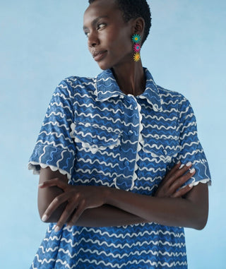 Blueberry Wave Dress
