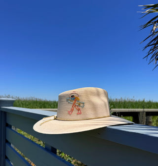 White Palm Hat - Coastal Cowgirl
