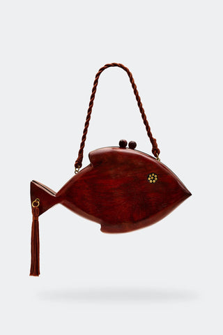 Carved Fish Bag
