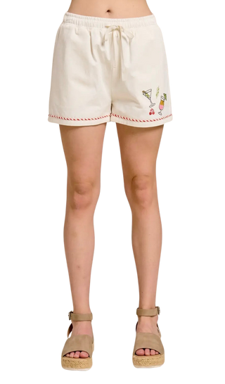 Capri Notte Embroidered Shorts
