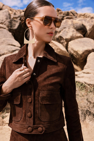 Unwritten Goat Suede Leather Jacket