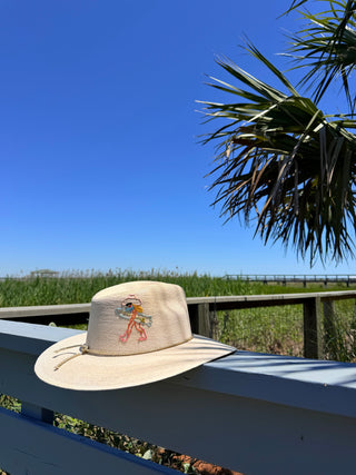 White Palm Hat - Coastal Cowgirl